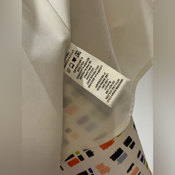 CeCe by Cynthia Steffe Strappy Summer Dress-White with Geometric Pattern-Size 0 - Picture 11 of 14